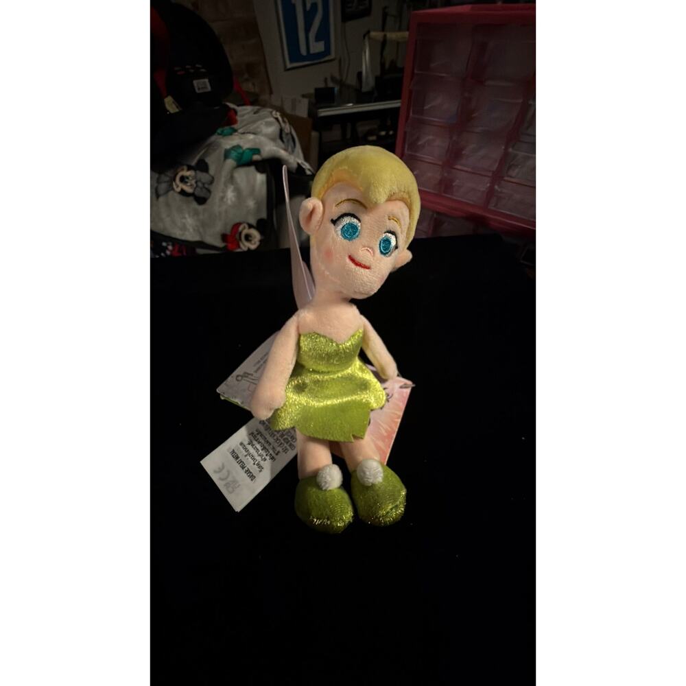 NWT Disney Parks Tinkerbell shoulder plush